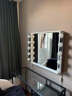 Spiegel met losse makeup lampen, Huis en Inrichting, Woonaccessoires | Spiegels, Ophalen, Vierkant, Zo goed als nieuw, Minder dan 100 cm