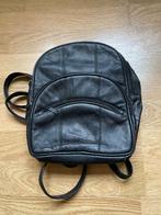 Kleine 'city backpack' dames - echt leer, Ophalen of Verzenden, Zo goed als nieuw, Zwart, Handtas