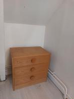 Klein houten ladekastje met ronde knoppen, Huis en Inrichting, Ophalen, Minder dan 50 cm, Gebruikt, Vintage