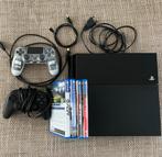 Sony PlayStation 4 with 2 controllers and games, Ophalen, Met 2 controllers, Original, 500 GB