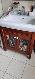 Villeroy & Boch hommage wastafel meubel met accessoires, Ophalen, 50 tot 100 cm, Minder dan 100 cm, Wasbak of Wastafel