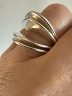 M022/ Massief Zilveren GHA Zweden Ring 18 3/4, Sieraden, Tassen en Uiterlijk, 18 tot 19, Gebruikt, Verzenden, X