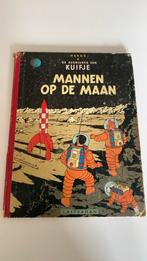 Kuifje, mannen op de maan (hardcover), herdruk uit 1955, Boeken, Stripboeken, Gelezen, Ophalen of Verzenden, Eén stripboek