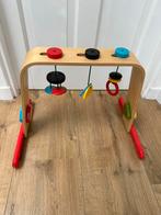 Houten babygym met kleurrijke hangers, Ophalen, Gebruikt