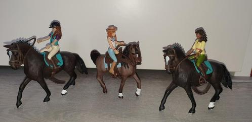 3 Schleich setjes: Paard met ruiter, Verzamelen, Speelgoed, Zo goed als nieuw, Ophalen of Verzenden
