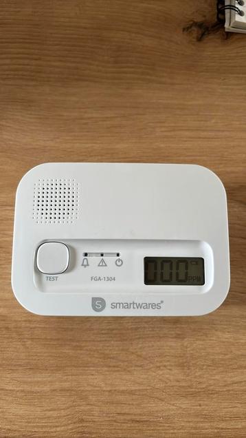 Smartwares koolmonoxide melder type FGA-1304 beschikbaar voor biedingen