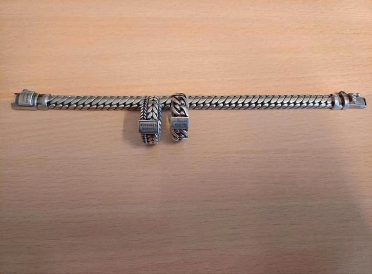 Buddha to Buddha armband & ringen, Sieraden, Tassen en Uiterlijk, Armbanden, Zo goed als nieuw, Zilver, Zilver, Ophalen of Verzenden