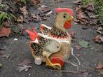 speelgoed kip, oud, the cackling hen, Ophalen of Verzenden, Gebruikt