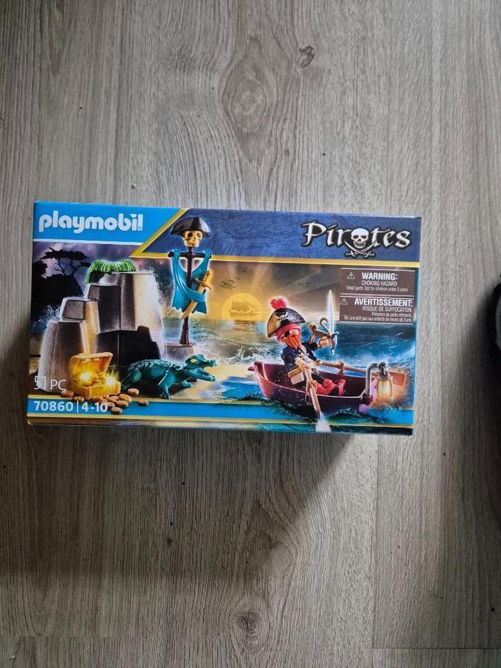 playmobil 70860 piraten schat verstop plaats, Kinderen en Baby's, Speelgoed | Playmobil, Nieuw, Complete set, Ophalen of Verzenden