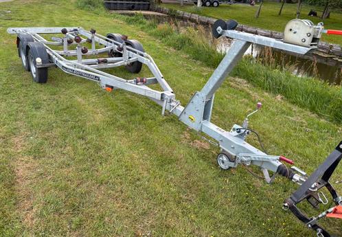 Boottrailer riba 2000 kg bun uitsparing en poltrail 3500 kg, Watersport en Boten, Boottrailers, Gebruikt, Sloepentrailer, 1500 tot 3000 kg