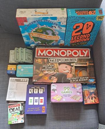 Diverse spelletjes die nog erg goed zijn (Monopoly verkocht) beschikbaar voor biedingen