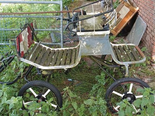 Men wagen voor Pony opknapper, Dieren en Toebehoren, Paarden en Pony's | Overige Paardenspullen, Gebruikt, Ophalen