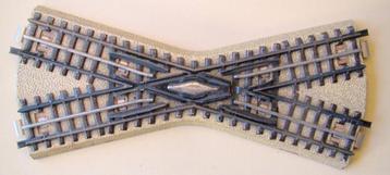 MäRKLIN H0 3600 K kruispunt uit 1948 messing rail 800 beschikbaar voor biedingen