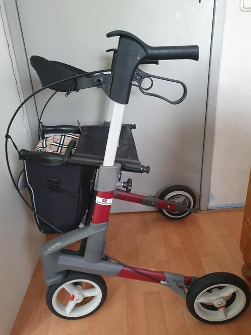 Topro troja 5 G - mt. small - ZGAN - luxe rollator + rugband, Diversen, Rollators, Zo goed als nieuw, Lichtgewicht, Opvouwbaar