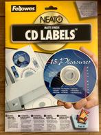 NEATO CD Labels 14 vellen + applicator, Computers en Software, Beschrijfbare discs, Nieuw, Cd, Ophalen of Verzenden, Neato