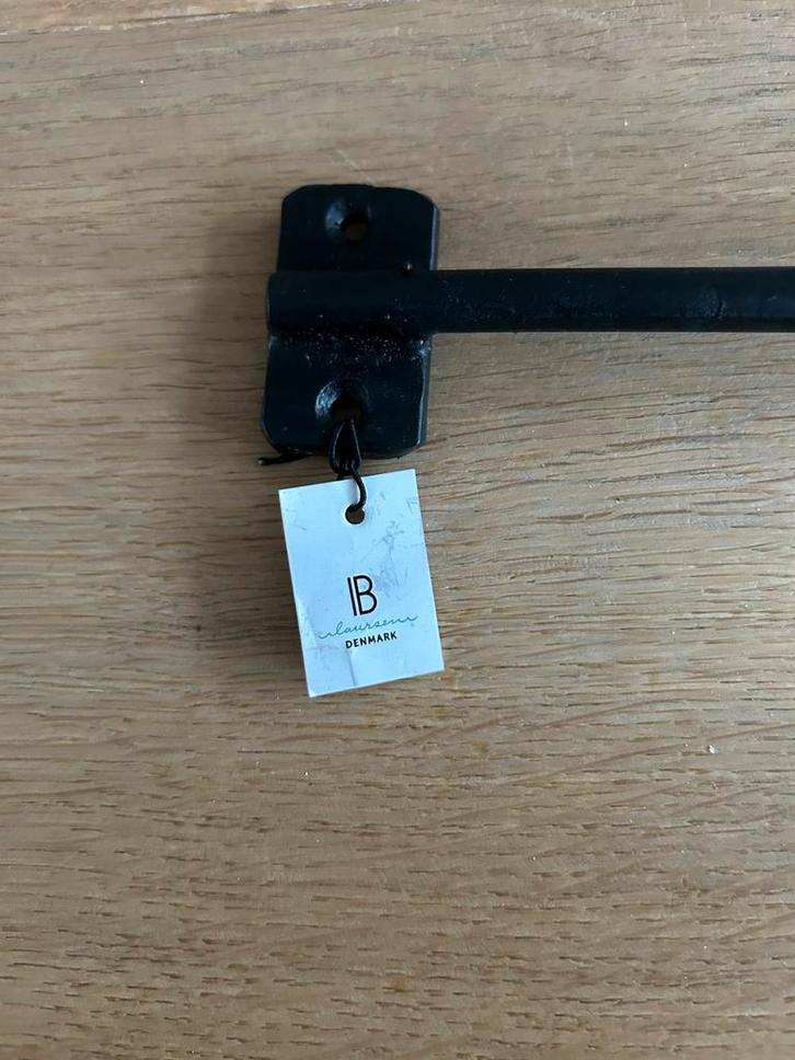 Nieuwe Zwarte Stang met Haken, Huis en Inrichting, Keuken | Keukenbenodigdheden, Nieuw, Ophalen of Verzenden