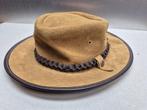 Aussi leren hoed Austrlain Indiana Jones, maat 57 'Yukon', Ophalen, Hoed, Yukon, 57 cm (M, 7⅛ inch) of minder