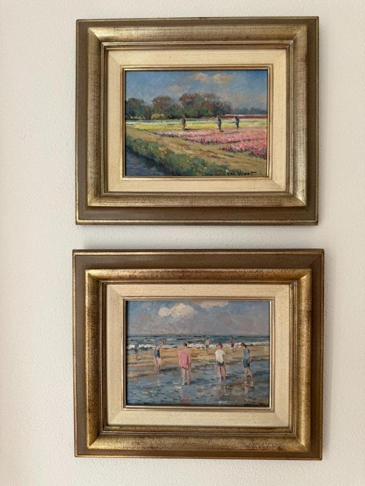 Van Noort - schilderijen, Antiek en Kunst, Kunst | Schilderijen | Klassiek, Ophalen