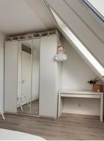 Pax kast deuren met spiegel (50x25cm), Gebruikt, Glas, Minder dan 100 cm, 25 tot 50 cm