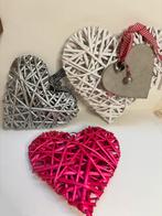 Rotan Harten Set - Wit, Zilver & Roze, Ophalen of Verzenden, Zo goed als nieuw