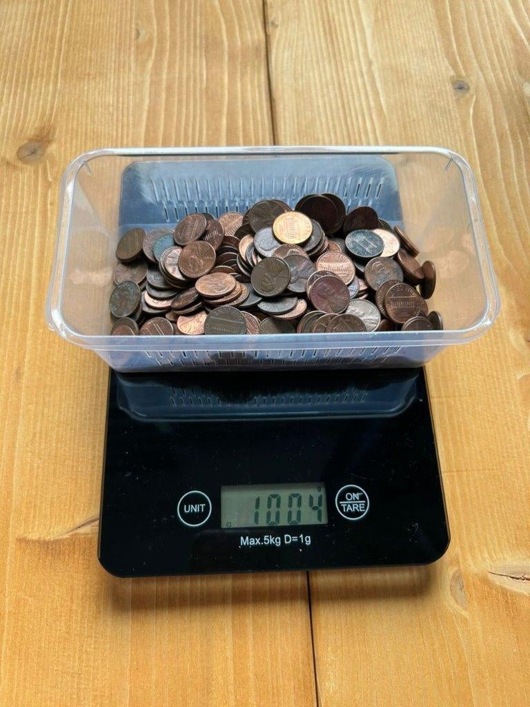1kg Amerikaanse centen (2), Ophalen of Verzenden, Noord-Amerika