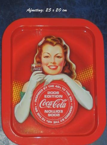 A3 coca cola dienblad afmetingen: 25 x 20 cm beschikbaar voor biedingen