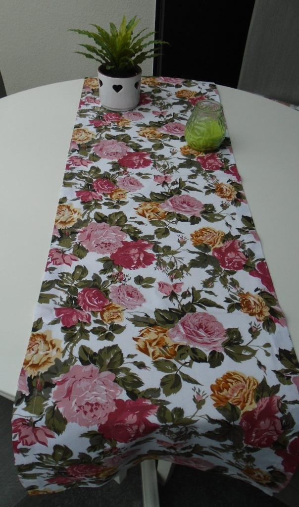 TAFELLOPER KASTLOPER 1,50 MTR ROZEN 2 stuks Nieuw, Huis en Inrichting, Tafelkleden, Nieuw, Rechthoek, Binnen, Ophalen of Verzenden