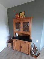 Antiek sfeervol buffetkastje, Gebruikt, 100 tot 150 cm, Glas, 150 tot 200 cm