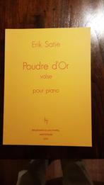 Erik SATIE.  Poudre d'or. Piano solo, Klassiek, Ophalen of Verzenden, Zo goed als nieuw, Artiest of Componist