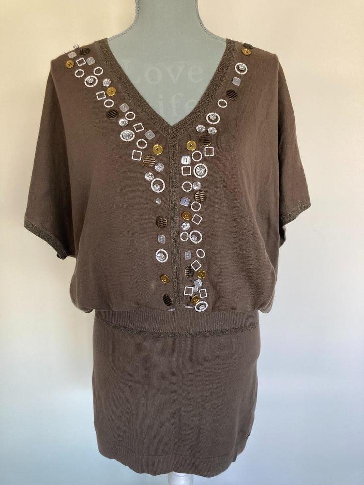 Trui/top - Superstar, Kleding | Dames, Truien en Vesten, Gedragen, Maat 38/40 (M), Bruin, Ophalen of Verzenden