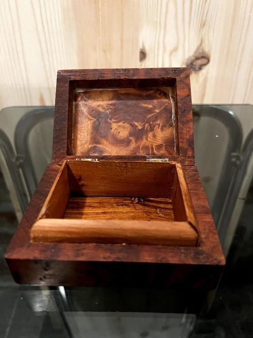 Vintage Gelakt Houten Doosje, Huis en Inrichting, Woonaccessoires | Overige, Gebruikt, Verzenden