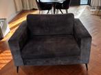 Loveseat antraciet grijs nieuw staat, Huis en Inrichting, Fauteuils, 75 tot 100 cm, Ophalen of Verzenden, Zo goed als nieuw, 100 tot 125 cm