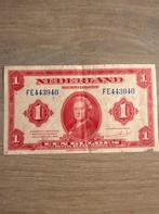 Zeldzaam 1 Gulden Biljet 1949, Postzegels en Munten, Verzenden, 1 gulden, Los biljet