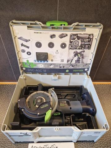 Festool  DSC-AGC 18-125 FH EB BASIC 125 tegelslijper Z.G.A.N beschikbaar voor biedingen