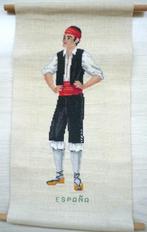 WANDKLEEDJE, SPAANSE MAN IN FOLKLORE KLEDING, Ophalen of Verzenden, Nieuw