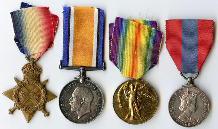 WOI Engelse Medailles Set Marine Zeebrugge Raid Navy, Verzamelen, Militaria | Algemeen, Marine, Lintje, Medaille of Wings, Engeland