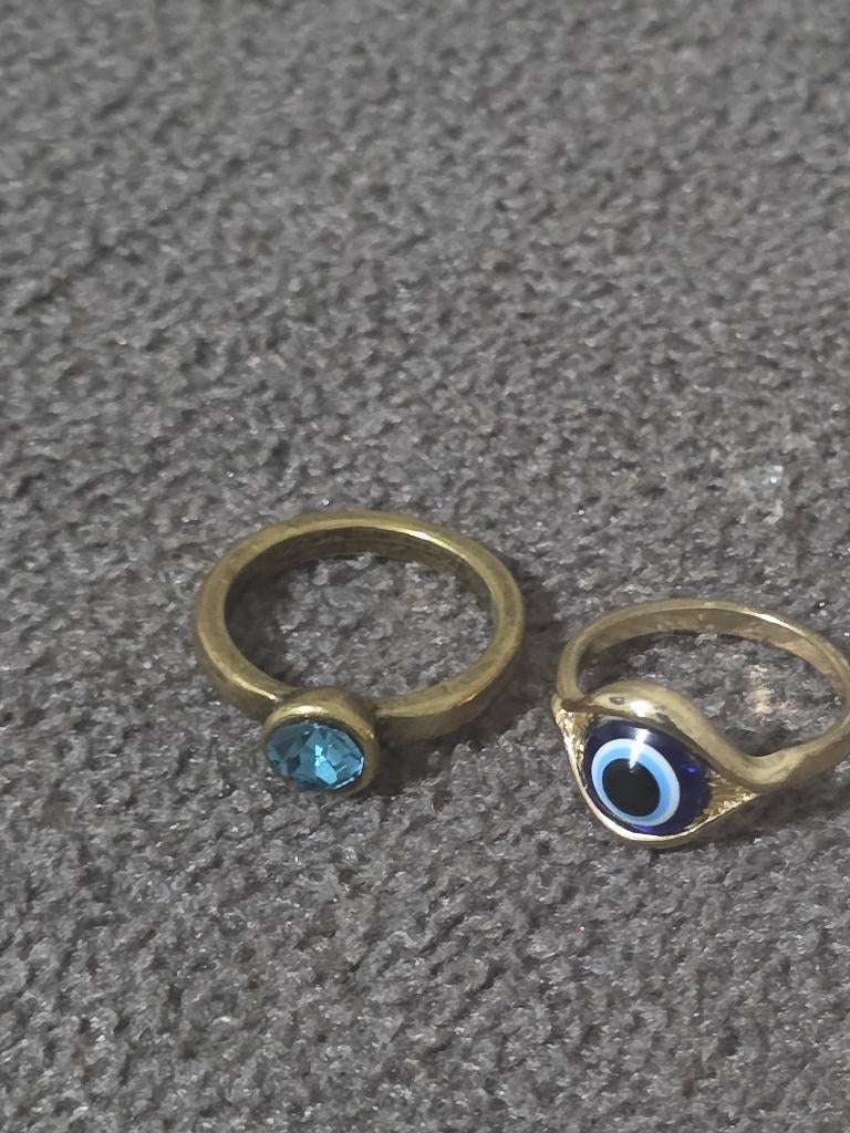 2 ringen, Ophalen of Verzenden, Overige kleuren, Overige materialen, Dame