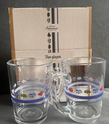 Boerenbont Theeglazen Set van 2 beschikbaar voor biedingen