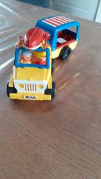 Auto met caravan  sint tip., Kinderen en Baby's, Speelgoed | Speelgoedvoertuigen, Ophalen, Zo goed als nieuw