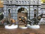 Oldhammer chaos warrior hunter and hounds, Figuurtje(s), Warhammer, Ophalen of Verzenden, Zo goed als nieuw