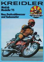 Folder KREIDLER Mokick Modelle '75 03/ 1975, Fietsen en Brommers, Handleidingen en Instructieboekjes, Ophalen of Verzenden, Nieuw