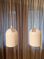 2X Vintage Knud Christensen design hanglamp, 12 X 12 X 20 cm, Huis en Inrichting, Lampen | Hanglampen, Ophalen of Verzenden, Zo goed als nieuw