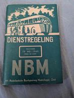 NBM dienstregeling - 15 mei 1949, Ophalen of Verzenden, Gebruikt, Trein, Boek of Tijdschrift