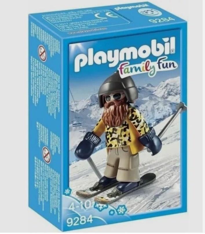 Playmobil Family Fun 9284 - Skier NIEUW IN DOOS, Ophalen of Verzenden, Nieuw, Complete set