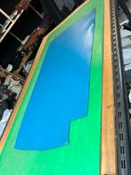 Olympisch blauw tuigleer lappen 3-3,5 mm half soepel nr 6, Leer of Kunstleer, Zo goed als nieuw, 30 tot 120 cm, 30 tot 200 cm