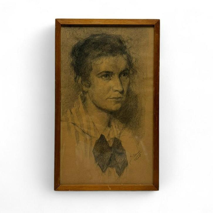 Johannes Elsinga (1893-1969), Antiek en Kunst, Kunst | Tekeningen en Foto's, Ophalen of Verzenden