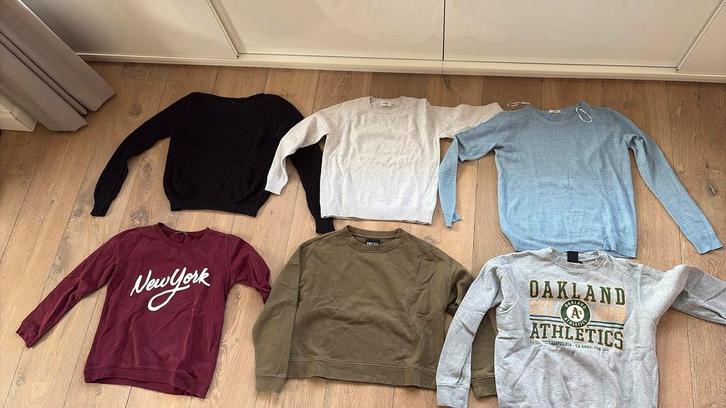 Dames sweaters zwart, rood, grijs, groen, blauw, Kleding | Dames, Truien en Vesten, Gedragen, Maat 36 (S), Blauw, Ophalen of Verzenden