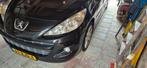 Peugeot 207 1.6 16V CC 88KW 2011 Zwart, Auto's, Voorwielaandrijving, 65 €/maand, 15 km/l, 4 cilinders