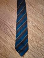 Blauw/bruine zijden Van Gils stropdas ***zgan***, Kleding | Heren, Stropdassen, Blauw, Zo goed als nieuw, Met patroon, Van Gils