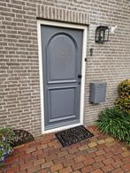 Hardhouten voordeur te koop, Doe-het-zelf en Verbouw, Ophalen, 80 tot 100 cm, 200 tot 215 cm, Hout